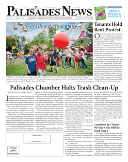 Palisades Chamber Halts Trash Clean-Up