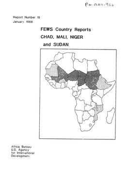 FEWS Country Reports CHAD, MALI, NIGER and SUDAN