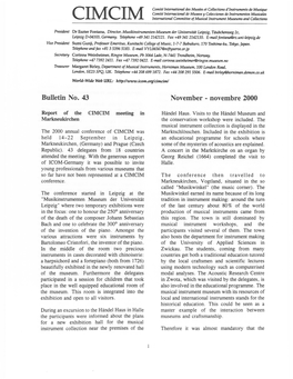 Bulletin No. 43 November - Novembre 2000