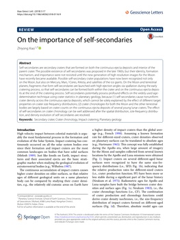 On the Importance of Self-Secondaries