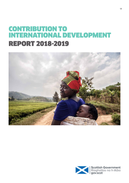 Contribution to International Development: Report 2018-2019