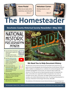 2021 May Homesteader