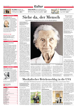 „Siehe Da, Der Mensch”, Von Wolf Von Dewitz …Mehr (PDF)