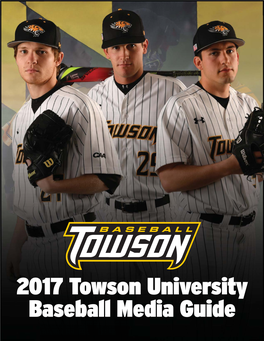 2017 Towson University Baseball Media Guide