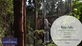 Phillips Kisiizi Falls Tourism Project