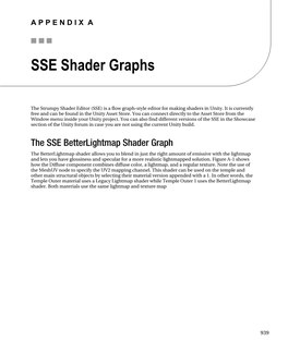 SSE Shader Graphs