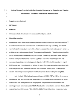 Extracellular Matrix for Intravascular Infusion V29 Supplement Klc Clean