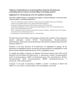 Influence of Indomethacin on Steroid Metabolism: Endocrine