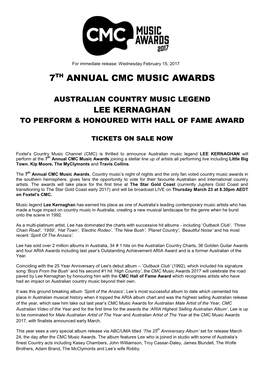 7Th Annual Cmc Music Awards