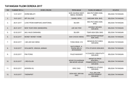 Tayangan Filem Cereka 2017