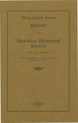 Hawaiian Historical Society