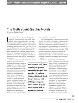 The Truth About Graphic Novels: a Format, Not a Genre