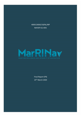 4000126063/18/NL/MP NAVISP-EL3-001 Final Report (FR)