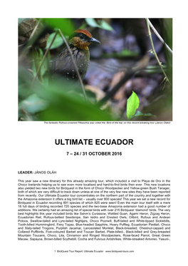 Ultimate Ecuador