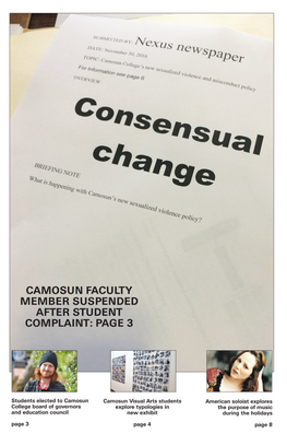 Camosun Faculty Member Suspended After Student Complaint: Page 3