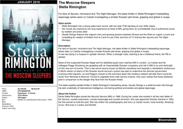 The Moscow Sleepers Stella Rimington