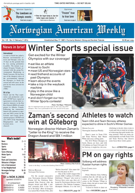 Winter Sports Special Issue