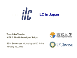 ILC in Japan