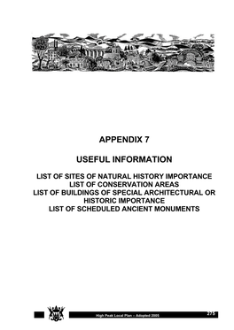 XAPPENDIX 7 Useful Info 1