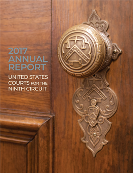 2017 ANNUAL REPORT UNITED STATES COURTS for Ninth Circuit The