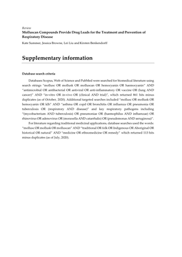 Supplementary Information