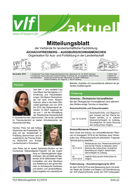 Mitteilungsblatt