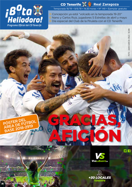 Póster Del Área De Fútbol Base 2018-2919