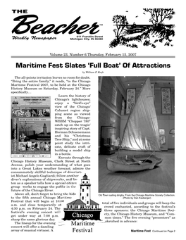 Maritime Fest Slates ‘Full Boat’ of Attractions by William F