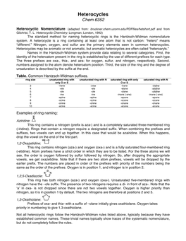 Heterocycles Chem 6352