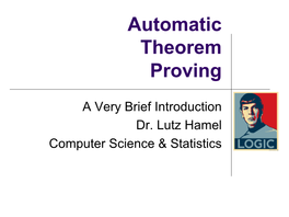 Automatic Theorem Proving