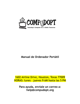 Manual De Ordenador Portátil 1602 Airline Drive, Houston, Texas