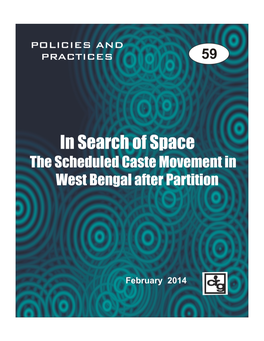 The Scheduled Caste Movement in West Bengal After Partition