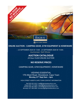 23 September Auction CATALOGUE