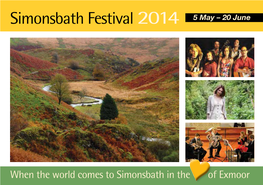 Simonsbath Festival 2014 Tival 2014