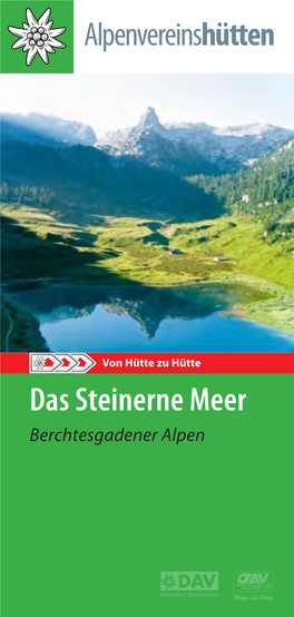Das Steinerne Meer Berchtesgadener Alpen Das Steinerne Meer