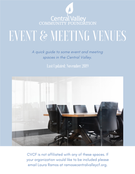 Event & Meeting Venues