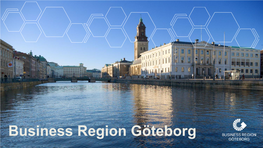 Business Region Göteborg CLUSTER ANALYSIS ENERGY SWEDEN IS # 1 at INNOVATION