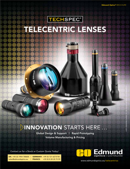 TECHSPEC® Telecentric Lenses