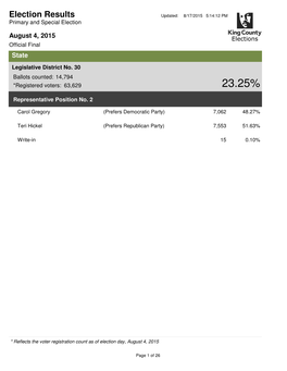 King County Elections