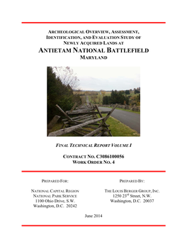 Antietam National Battlefield Maryland