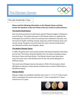 The Olympic Games