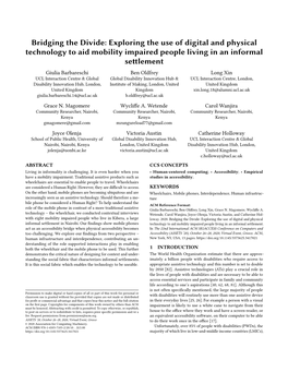 Bridging the Divide: Exploring the Use of Digital and Physical Technology To