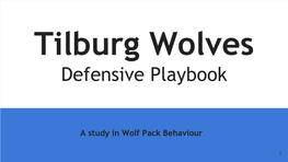 Defensive Playbook