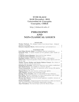 Philosophy and Non-Classical Logics