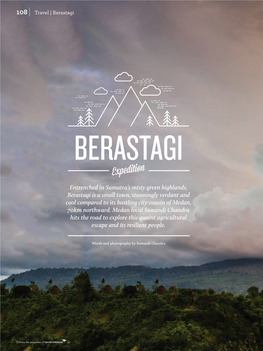 Entrenched in Sumatra's Misty Green Highlands, Berastagi Is a Small Town