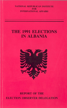 Albania's 1991 Parliamentary Elections