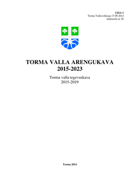 Torma Valla Arengukava 2015-2023