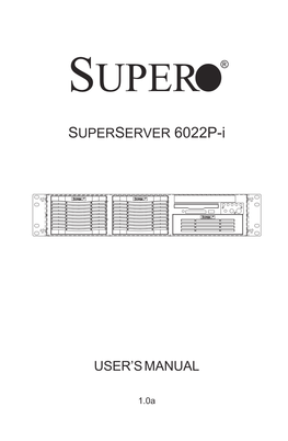 SUPERSERVER 6022P-I