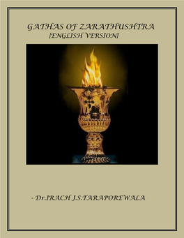 Gathas of Zarathushtra {English Version}