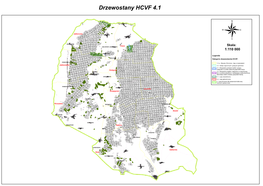 Mapa Lasów HCVF Kategorii 4.1